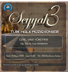Seyyah-3 Türk Halk Müziği Konseri